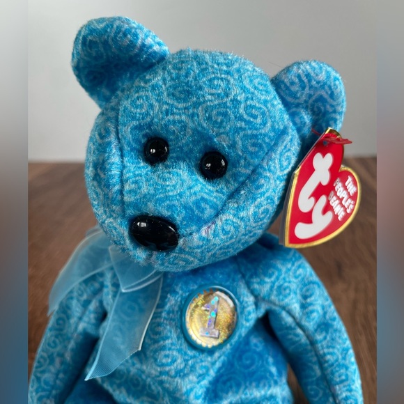 3 FOR $25. Authentic TY Beanie Babies Classy “People’s Beanie” Bear, 2001. NWT - Picture 2 of 4